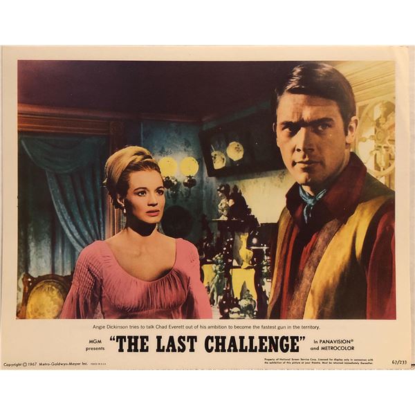 The Last Challenge Original 1967 Vintage Lobby Card