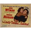 Image 1 : The Lady Takes a Sailor Original 1949 Vintage Lobby Card