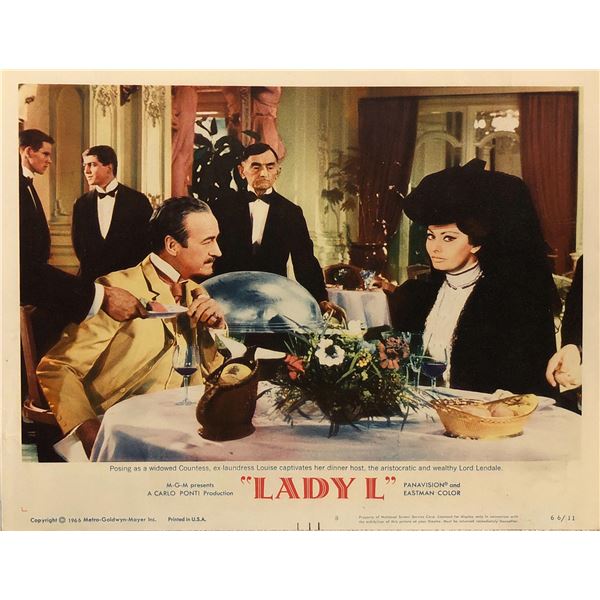 Lady L Original 1966 Vintage Lobby Card