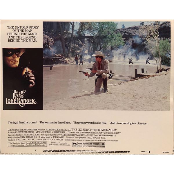 Legend of the Lone Ranger Original 1980 Vintage Lobby Card