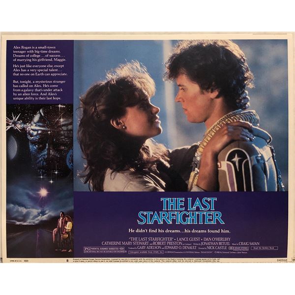 The Last Starfighter Original 1984 Lobby Card