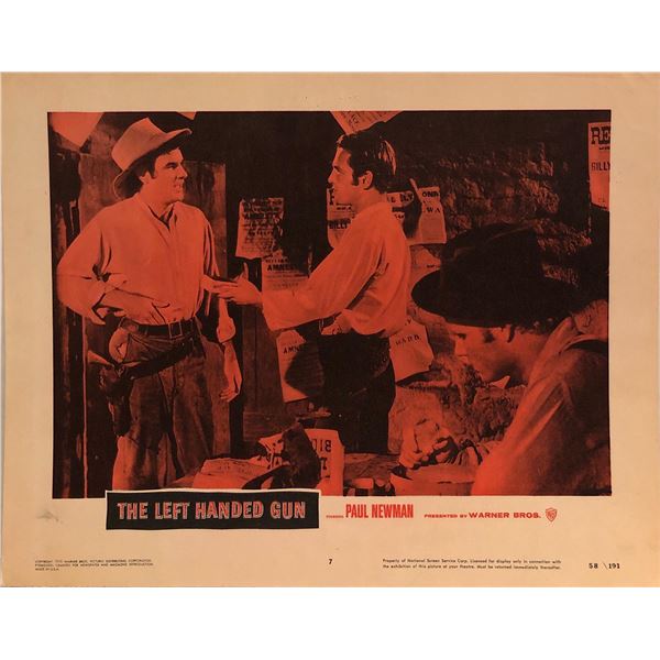 The Left Handed Gun Original 1958 Vintage Lobby Card