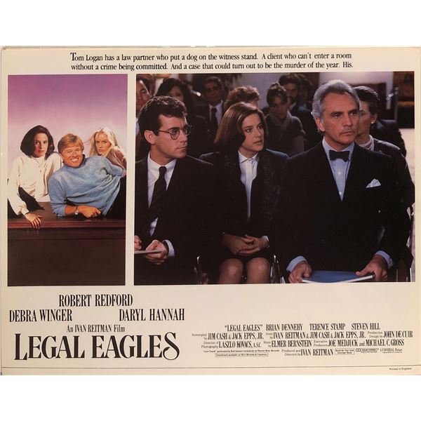 Legal Eagles Original 1986 Vintage British Lobby Card