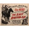 Image 1 : The Last Round-Up Original 1954R Vintage Lobby Card