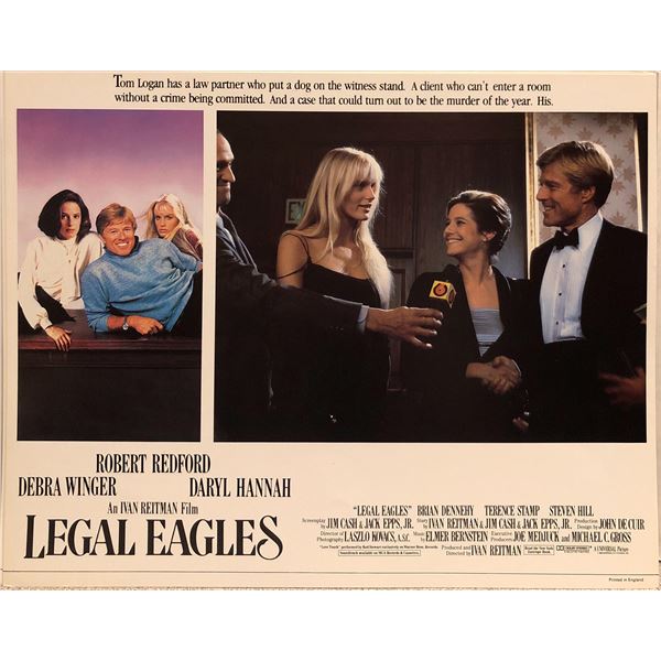 Legal Eagles Original 1986 Vintage British Lobby Card
