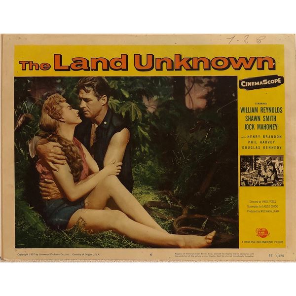 The Land Unknown Original 1957 Vintage Lobby Card