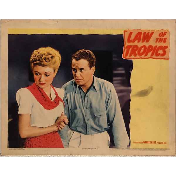 Law of the Tropics Original 1941 Vintage Lobby Card