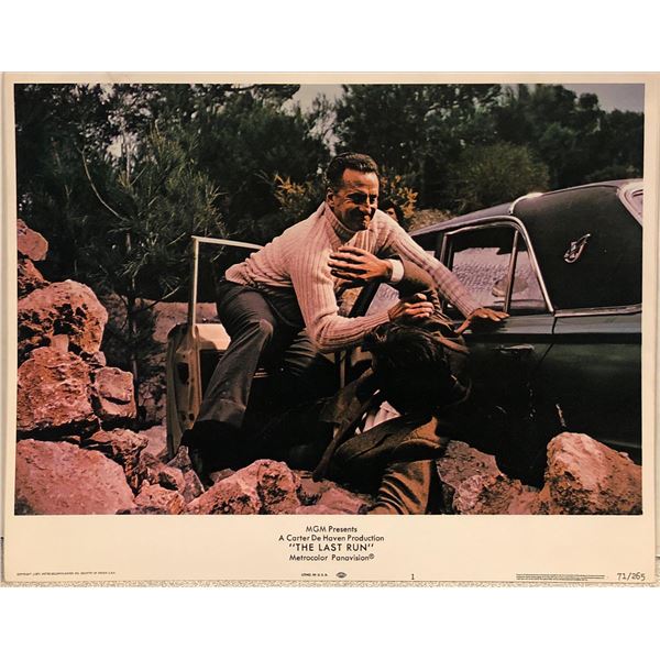 The Last Run Original 1971 Vintage Lobby Card