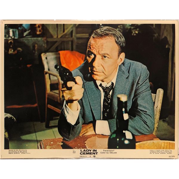 Lady in Cement Original 1968 Vintage Lobby Card