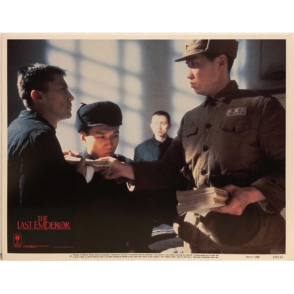 The Last Emperor Original 1987 Vintage Lobby Card