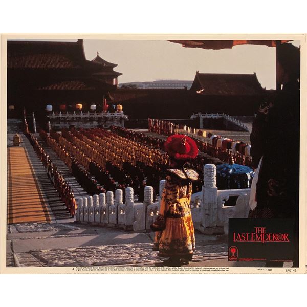 The Last Emperor Original 1987 Vintage Lobby Card