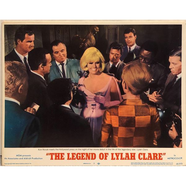 The Legend of Lylah Clare Original 1968 Vintage Lobby Card