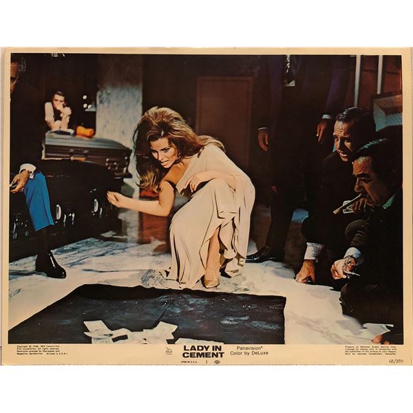 Lady in Cement Original 1968 Vintage Lobby Card