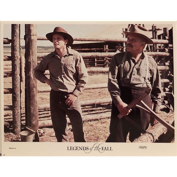 Legends of the Fall Original 1995 Vintage Lobby Card