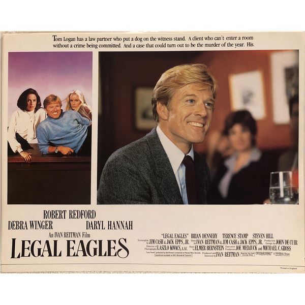 Legal Eagles Original 1986 Vintage British Lobby Card