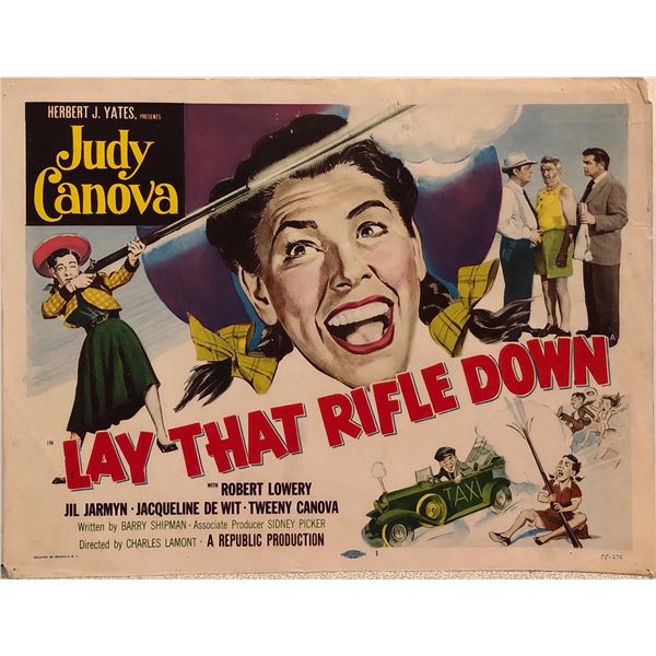 Lay That Rifle Down Original 1955 Vintage Lobby Card