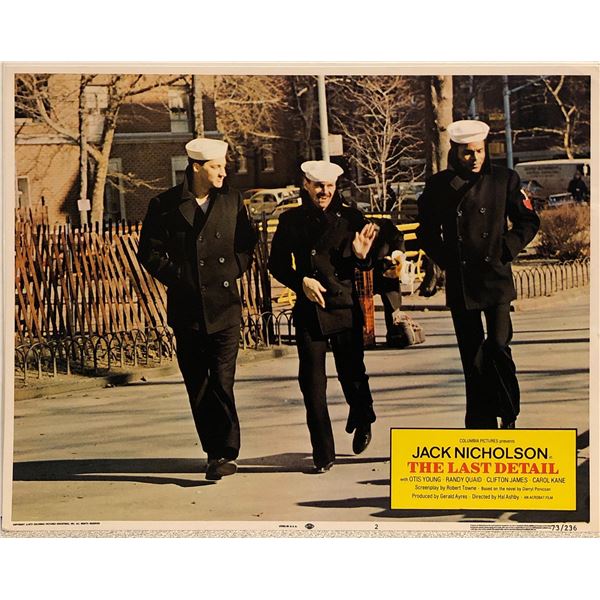 Last Detail Original 1973 Vintage Lobby Card