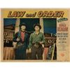 Image 1 : Law and Order Original 1953 Vintage Lobby Card