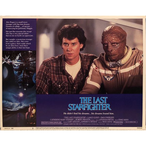 The Last Starfighter Original 1984 Lobby Card