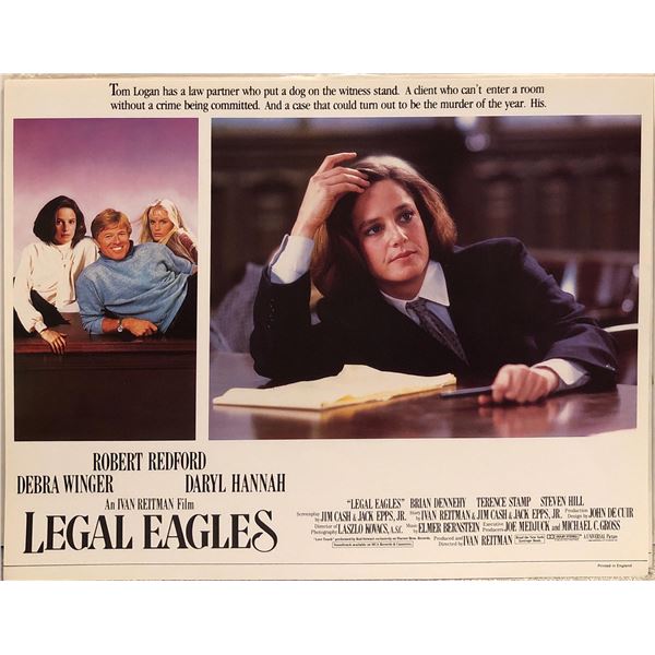 Legal Eagles Original 1986 Vintage British Lobby Card