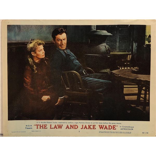 The Law and Jake Wade Original 1958 Vintage Lobby Card