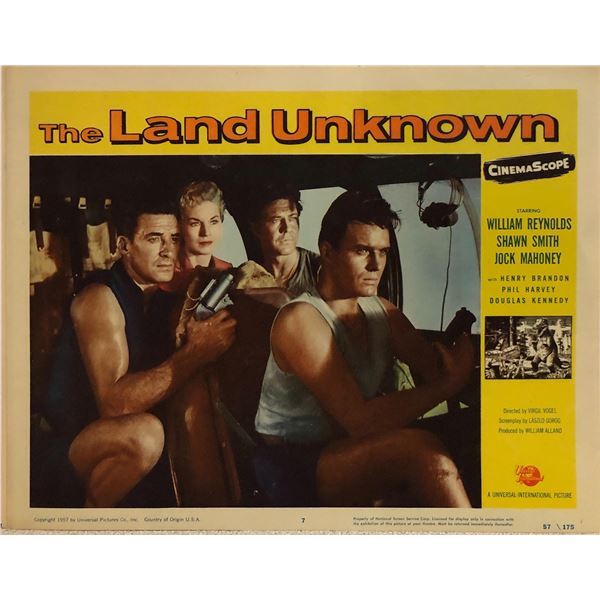 The Land Unknown Original 1957 Vintage Lobby Card