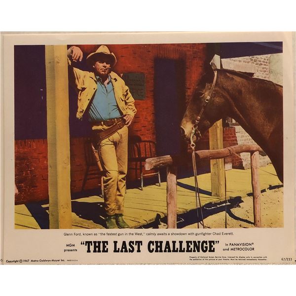 The Last Challenge Original 1967 Vintage Lobby Card