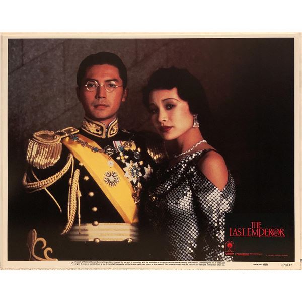 The Last Emperor Original 1987 Vintage Lobby Card