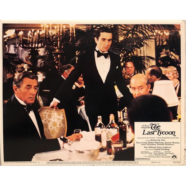 Last Tycoon Original 1976 Vintage Lobby Card