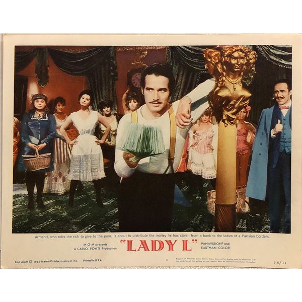Lady L Original 1966 Vintage Lobby Card
