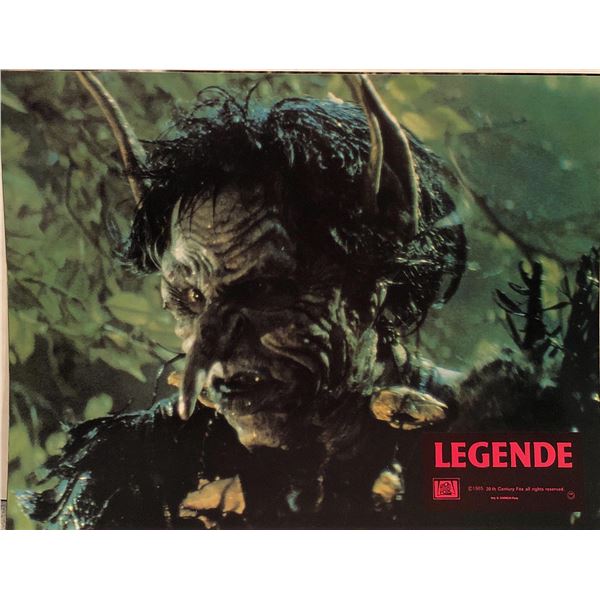 Legend Original 1985 Vintage French Lobby Card