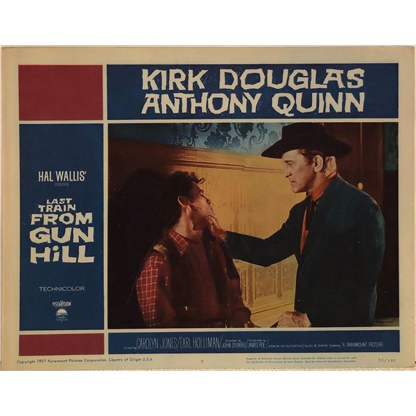 Last Train from Gun Hill Original 1959 Vintage Lobby Card