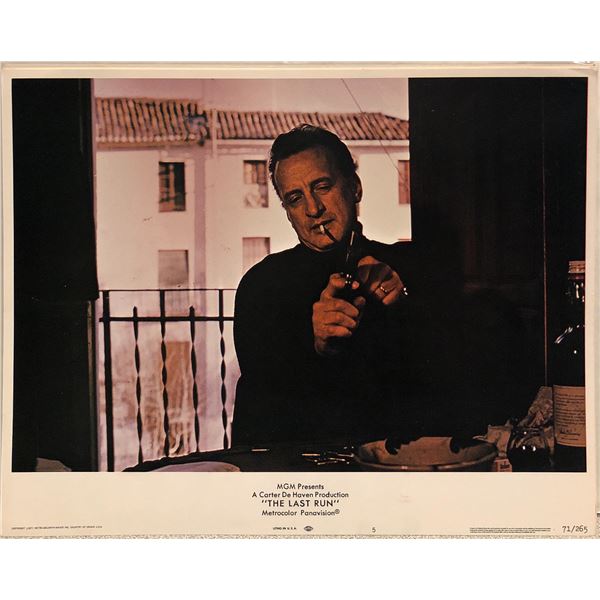 The Last Run Original 1971 Vintage Lobby Card