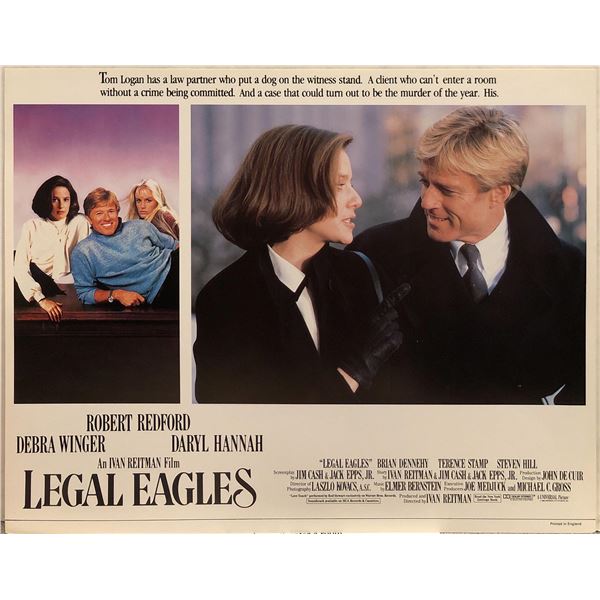 Legal Eagles Original 1986 Vintage British Lobby Card
