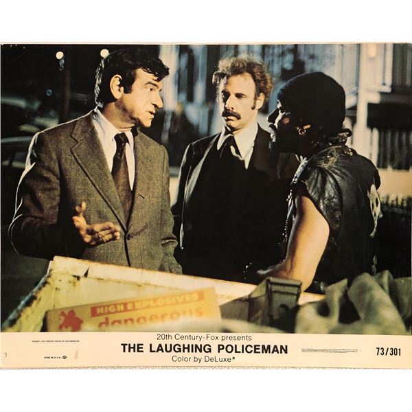 The Laughing Policeman Original 1973 Vintage Lobby Card