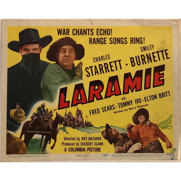 Laraime Original 1949 Vintage Lobby Card