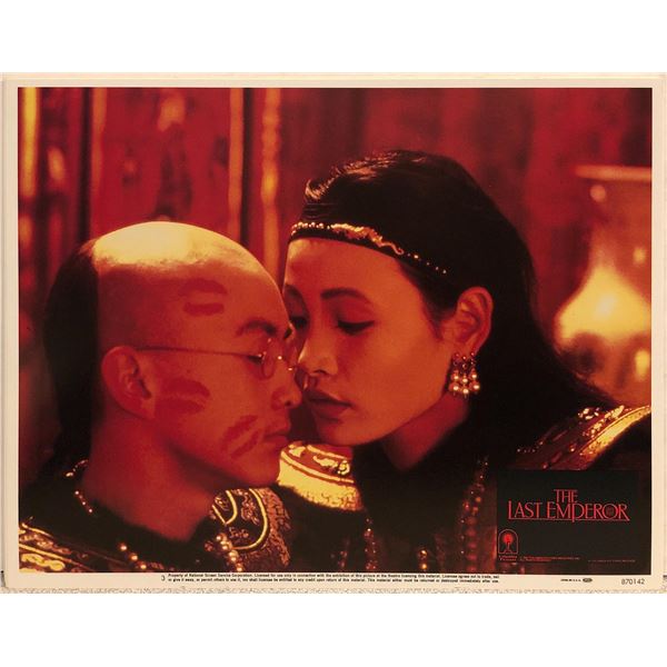The Last Emperor Original 1987 Vintage Lobby Card