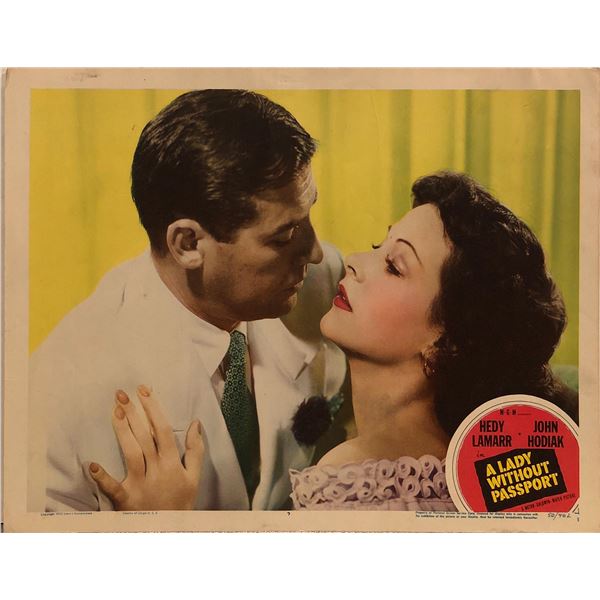 A Lady Without A Passport Original 1950 Vintage Lobby Card