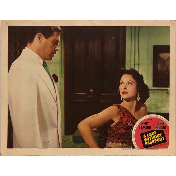 A Lady Without A Passport Original 1950 Vintage Lobby Card