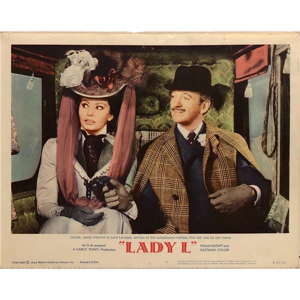 Lady L Original 1966 Vintage Lobby Card