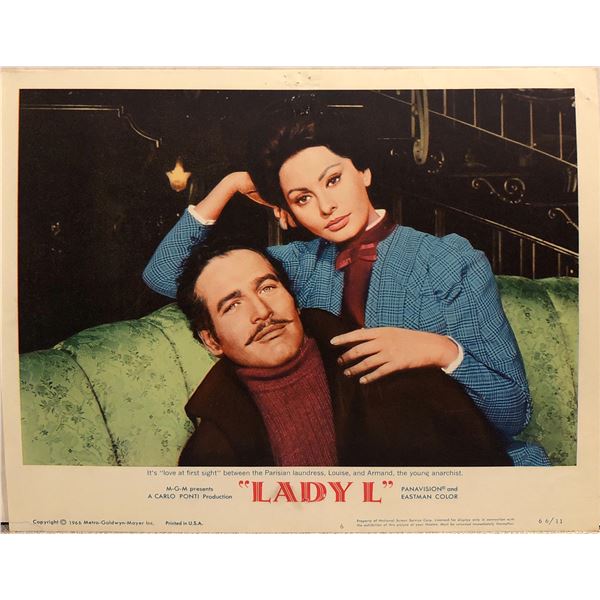 Lady L Original 1966 Vintage Lobby Card