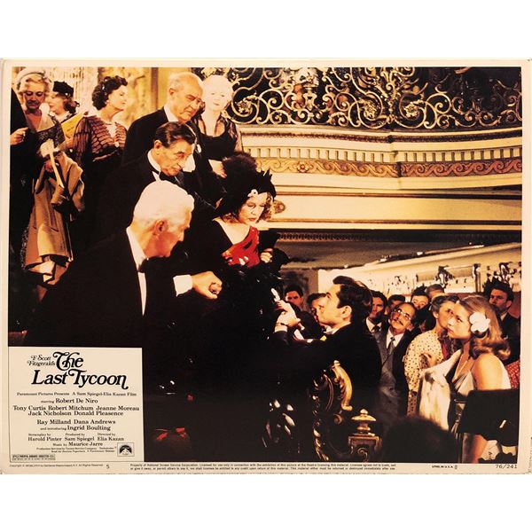 Last Tycoon Original 1976 Vintage Lobby Card