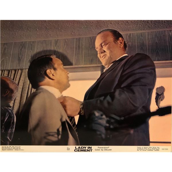 Lady in Cement Original 1968 Vintage Lobby Card