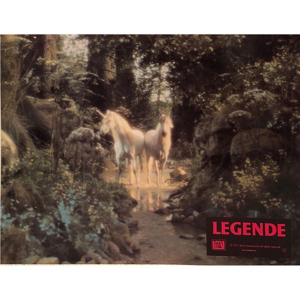 Legend Original 1985 Vintage French Lobby Card