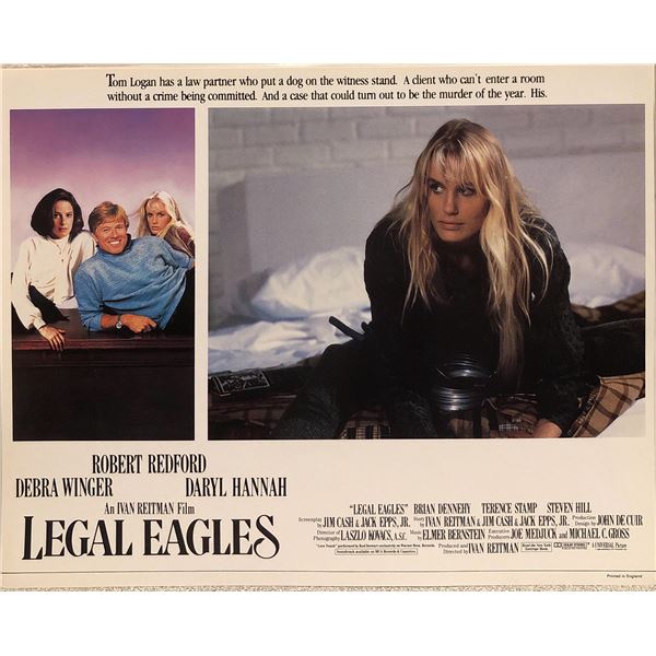 Legal Eagles Original 1986 Vintage British Lobby Card