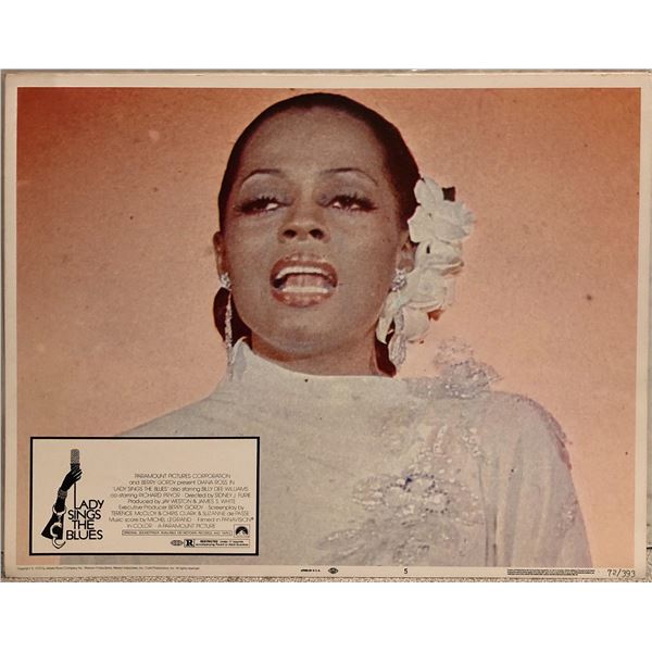 Lady Sings the Blues Original 1972 Vintage Lobby Card