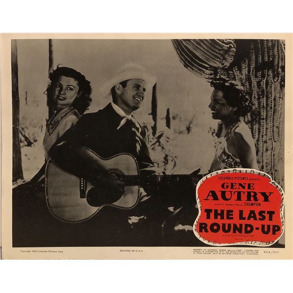 The Last Round-Up Original 1954R Vintage Lobby Card