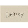 Image 4 : Russian Mixed Media on Paper Signed "El Lissitzky"
