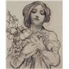 Image 1 : Czech Lithograph on Paper Signed Mucha 32/100