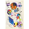 Image 1 : Russian Mixed Media on Board Signed Kandinsky